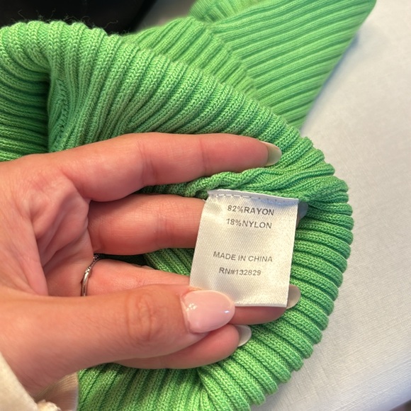 Camila Coelho Hazel Tube Top in Lime Green - Picture 3 of 5